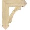 Ekena Millwork Imperial Arts & Crafts Rough Sawn Bracket, Douglas Fir, 6"W x 22"D x 26"H BKT06X22X26IMP03RDF - alternate 4
